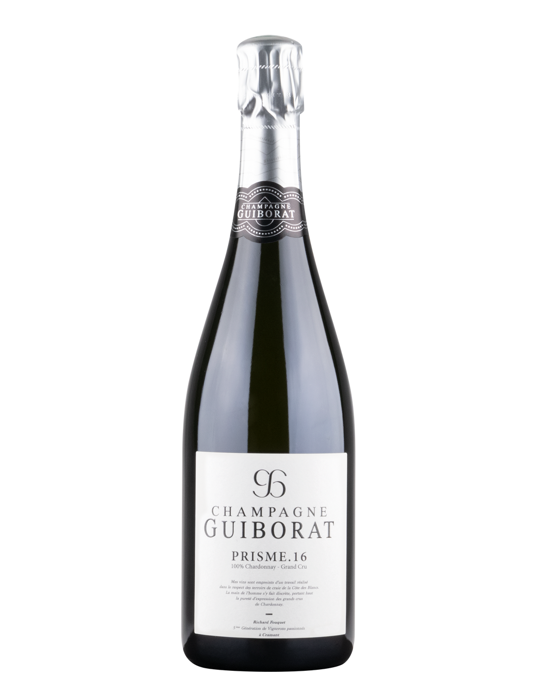 Champagne Extra Brut Blanc de Blancs Grand Cru Prisme.16