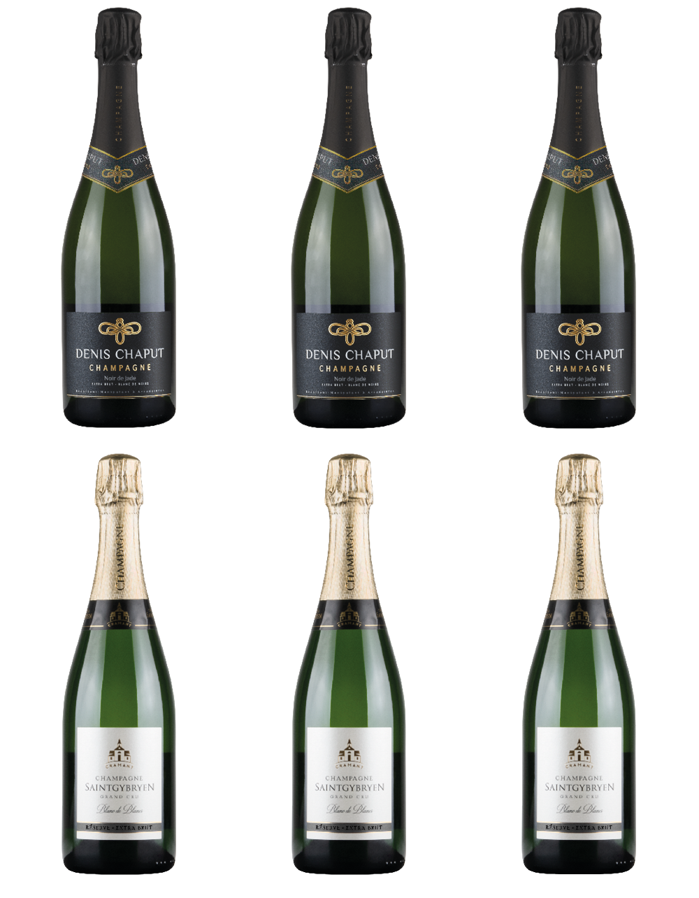 Box CRU Champagne Extra Brut Denis Chaput vs Saintgybryen